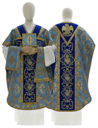 Kasel "St. Philip Neri" "Herz von Jesus, Maria, Josef" F822-AN9-PEL