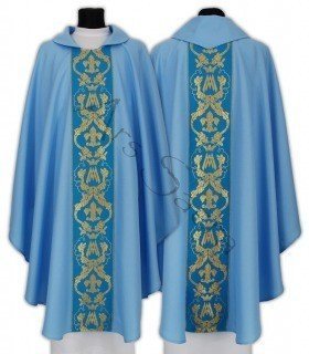 Chasuble gothique mariale 081-N