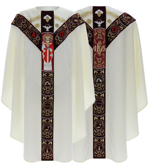 Casulla semigótica "Pan de vida" GY832-AKC26
