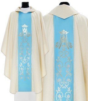 Chasuble gothique mariale 085-GN54