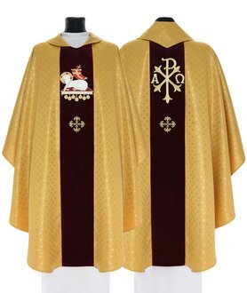 Gothic Chasuble "Lamb" 800-AGC61