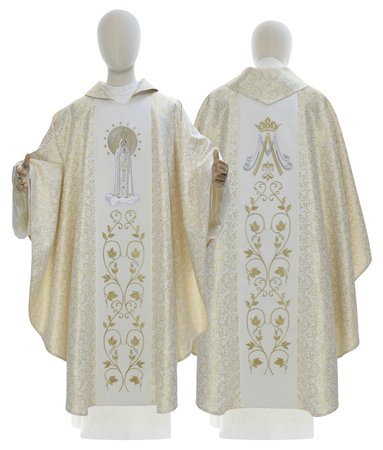 Casulla gótica "Nuestra Señora de Fátima" 412-K41