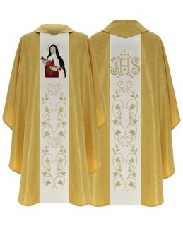 Casulla mariana "Santa Teresa" 463-GK25