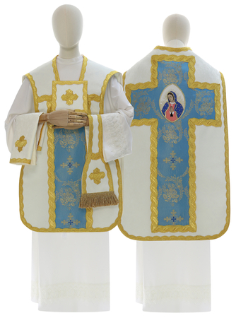 Marianische römische Kasel R498-KN26